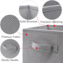 Sosayet Lot de 4 cubes de rangement pliants, 26 x 26 x 28 cm Boîtes de Rangement Ouvertes en Textile Non-Tissé, Tiroir en Tissu,
