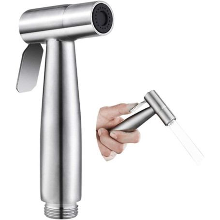 PIQIUQIU Pulvérisateur de Toilette pour Bidet,Douchette Bidet pour WC Acier Inoxydable,Bidet Manuel pour l'hygiène personnelle D