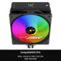 Thermalright Assassin X 120R ARGB Black Refroidisseur d'air numérique pour processeur, vitesse 2000 tr/min, 12 cm, silencieux, p
