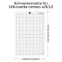 Prime Vinyl Lot de 3 tapis de découpe de rechange pour Silhouette Portrait - 30,5 x 20,3 cm - Tapis de découpe auto-adhésif
