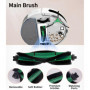 SOBEAU Accessoires pour iRobot Roomba Y0110/ Y0112/ Y0140 Aspirateur, 2 Brosse Principale, 6 Filtres HEPA, 6 Brosses Latérales, 