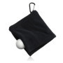 BBDA Serviette de golf en microfibre, serviette de nettoyage des balles avec clips, convient pour le golf, le yoga, le camping, 