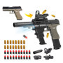 Pistolet Jouet, Pistolet Enfant en Mousse Souple avec Daccessoires, Pistolets Jouets Mousse Blaster pour Garçons, Jouets pour En