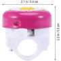 Cloche de Vélo Filles,2 PCS Sonnette Vélo Enfant Cloches de Vélo à Fleurs Sonnette de Vélo de Montagne Jolies Cloches pour Tout-