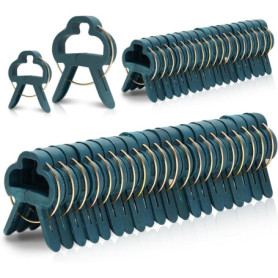 KAHEIGN 100Pcs Pinces pour Plantes de Jardin, Pinces de Support de Jardinage en Serre Réutilisables pour Parterres de Fleurs Vig