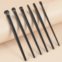 LacyMC Pinceaux Maquillages 6 PCS Set,Pinceau de Maquillage EyeLiner, Pour Sourcils Yeux Cil Angle Incliné ultra fin