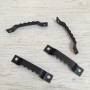 Cintre Photo, Cintres À Cadre En Dents De Scie, Cadre Suspendu, Crochets de Cadre, 20 Pièces avec Vis, Noir