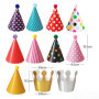 11 pcs chapeaux de fête d'anniversaire,chapeaux coniques pour fête d'anniversaire,Couronne Anniversaire,Party Cône Chapeaux Chap