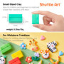 Shuttle Art 112 PCS Kit Pâte Polymère Petits Blocs, 95 Couleurs Uniques & Plus de Couleurs Courantes de Polymere Clay, 5 Outils 