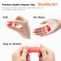 Shuttle Art 112 PCS Kit Pâte Polymère Petits Blocs, 95 Couleurs Uniques & Plus de Couleurs Courantes de Polymere Clay, 5 Outils 
