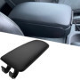 ZEALfix Couvercle d'accoudoir de voiture 8E0864245E en cuir noir pour console centrale A4 B6 B7 2002-2007