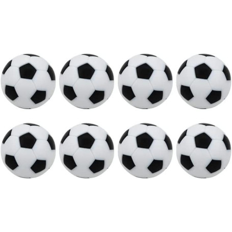 WANGZAIZAI Lot de 8 balles de baby-foot | Balles de baby-foot de qualité supérieure et silencieuses de 32 mm | Parfaites pour le