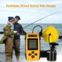 Sonar 100M Fish Finder 45 Degrés - Echo Sondeur Avec Alarme et Transducteur Pour Pêche Sous-Marine en Lac et Mer
