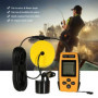Sonar 100M Fish Finder 45 Degrés - Echo Sondeur Avec Alarme et Transducteur Pour Pêche Sous-Marine en Lac et Mer
