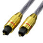 cable optique audio 2m Toslink Cable fibre optique Technologie surround AC3 et DTS Cable coaxial audio Convient aux téléviseurs,