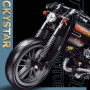 APRILA Technique Moto Jouet de Construction pour Harley Davidson, 451 Pièces Motorcycle Jeux de Bloc de Construction, Supermoto 