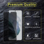 2pcs Verre Trempé Anti Espion pour Samsung Galaxy S21, Privacy Film de Protection en Verre Trempé, Écran Anti-rayures, Anti-empr