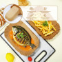 DUBUOZA 100 PCS Papier Cuisson Air Fryer Pour Air Fryer Philips Airfryer Série 3000, Papier Sulfurisé pour Moulinex EZ901820 5,2