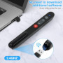 Telecommande Powerpoint,Pointeur laser de Présentation Clicker,Telecommande Ordinateur Powerpoint Pointeur du Présentateur avec 