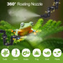 Humidificateur pour Reptiles, Diealles Shine Système de Brumisation Intelligent pour Reptiles avec Arroseur de Brouillard Réglab