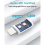 Câble iPhone 3M, Cable Chargeur iPhone 3M Long [Certifié MFi] Cable Lightning USB Cordon iPhone Fil Chargeur iPhone Cable Charge