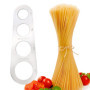 Mesureur de Spaghetti, Mesureur de Pâtes en Acier Inoxydable à 4 Trous, Outil de Mesure Pâtes Nouilles, Gadgets de Contrôle de P