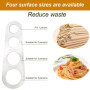 Mesureur de Spaghetti, Mesureur de Pâtes en Acier Inoxydable à 4 Trous, Outil de Mesure Pâtes Nouilles, Gadgets de Contrôle de P