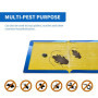 Wanke Piège à Souris Pièges à Rats, 6 Plaques Collantes Souris, Plaques de glu Anti Souris Anti Rat - Grande Taille 8"x12"