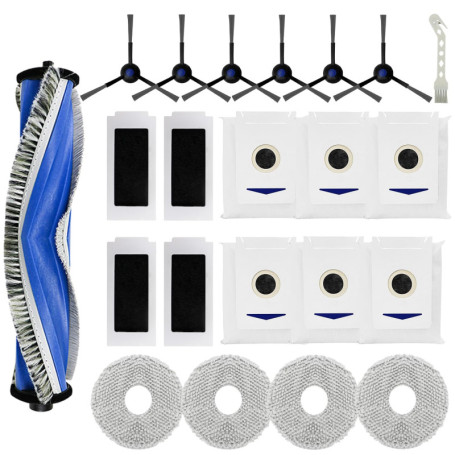 HUAREW 22 Pièces Accessoires de Rechange pour ECOVACS DEEBOT T30 Pro Omni / T30 Omni Aspirateur Robot, 1 Brosse Principale 4 Ser