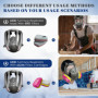 Sumeber Combinaison complète 19 en 1 - Masque respiratoire réutilisable - Masque à gaz complet avec filtre - Masque anti-poussiè