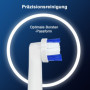 16 Unités Brossette Compatible Électrique Oral B Tête, Brosse à Rechange, Brossettes Électriques Sensitive Clean Dent, Electriqu