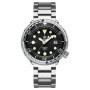 ADDIESDIVE Diver 300 Mètres Montre Sous Marine Homme,Luminescente Chromalight Montres, 47.5mm Grand Cadran Analogique, Noir , Br
