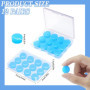 Bouchons d'Oreille En Silicone, 24 Pices Bouchons d'Oreille pour Dormir Moulables, Boule Quies Silicone Réutilisables et Étanche