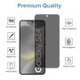 YIFNTANG [2 Pièces] Verre Trempé Anti-espion pour Samsung Galaxy S24 5G,9H Dureté, Anti Rayures,Sans Bulles,Privacy Protection D