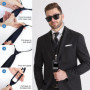 SEFIRST 5 Pcs MIB Agent Costume Accessoires, Men in Black Deguisement, Ensemble de Costumes de Services Secrets Accessoires, Cos