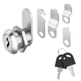 NXPUXP 16 mmSerrure Boite Aux Lettre,Serrure De Sécurité De Boîte Aux Lettres En Acier Inoxydable,Serrure À Levier Pour Boîtes A