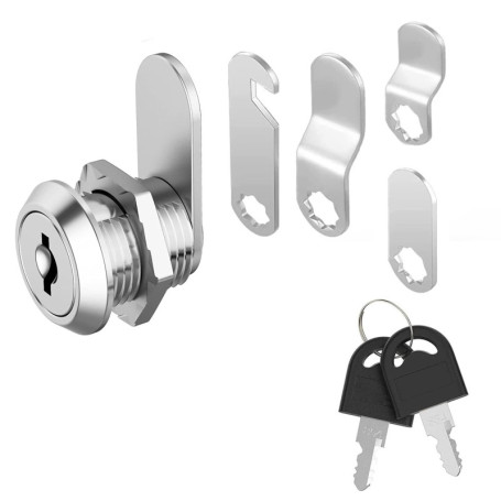 NXPUXP 16 mmSerrure Boite Aux Lettre,Serrure De Sécurité De Boîte Aux Lettres En Acier Inoxydable,Serrure À Levier Pour Boîtes A