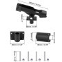 QWORK® 2 Pièces Support de Canne à Pêche - Réglable à 360 ° - Monter Horizontalement/sur des Murs/sur des Rails - pour Bateau Ka