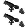 QWORK® 2 Pièces Support de Canne à Pêche - Réglable à 360 ° - Monter Horizontalement/sur des Murs/sur des Rails - pour Bateau Ka