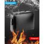 QWORK® Sac à Documents Ignifuge, Organisateur de Documents Importants, boîte à Documents verrouillable, étanche, pour Documents 