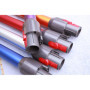 LRFDRESS Tube d'extension réglable pour aspirateur sans fil Dyson V7 V8 V10 V11 V15 (1 tube d'extension rouge)