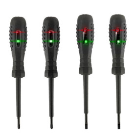 HUAREW 2 en 1 Détecteur d electricité De Tournevis magnétique, Fort Couple elevé détecteur d'électricité, Stylo De Testeur De Te