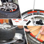 Kigniote Lot de 27 Démonte Pneu Vélo Outil Levier de Pneu Cuillère à Pneus Outil De Montage De Pneus Démonte Pneus Manuels, 3 Ki
