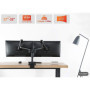 PUTORSEN Support Double Écrans 17-32" PC Moniteur, Premium Aluminium Bras Articulé Ergonomique Ressort Mécanique, Hauteur Réglab