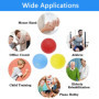 3 Pièces Silicone poignée balle, Anti-Stress Balle, Balle Reeducation Main, Personnes âgées Réadaptation Balles de Résistance Ba