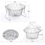 Xrten Panier à Frire, Panier a Salade Tamis Cuisine Inoxydable Fry Extensible Chef Panier Cuisine