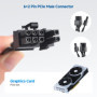Cable Matters Câble d'alimentation GPU 8 broches 60cm, Câble EPS 8 broches/ATX 8 broches mâle vers PCIe 6+2 broches mâle, Câble 
