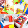 60 feuilles de papier cartonné coloré - A4 8,3 x 11,7 pouces / 15 couleurs 85Ib 230gsm 21x29,7cm Papier cartonné pour bricolage 