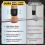CAMBIVO Bande Poignet Musculation 2 Pièces, Protege Poignet Réglables, Sangle Poignet Musculation Respirante, Wrist Wraps pour S