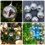 Boule à Facette Boule Disco, Vegena 36 Pièces Argent Boule à Facette 3cm Disco Ball, Boule Miroir, Boule Pailletée, Décoration à